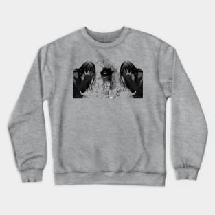 Horror manga style Crewneck Sweatshirt